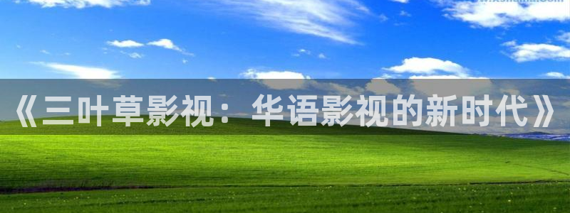 青柠在线影视：《三叶草影视：华语影视的新时代》